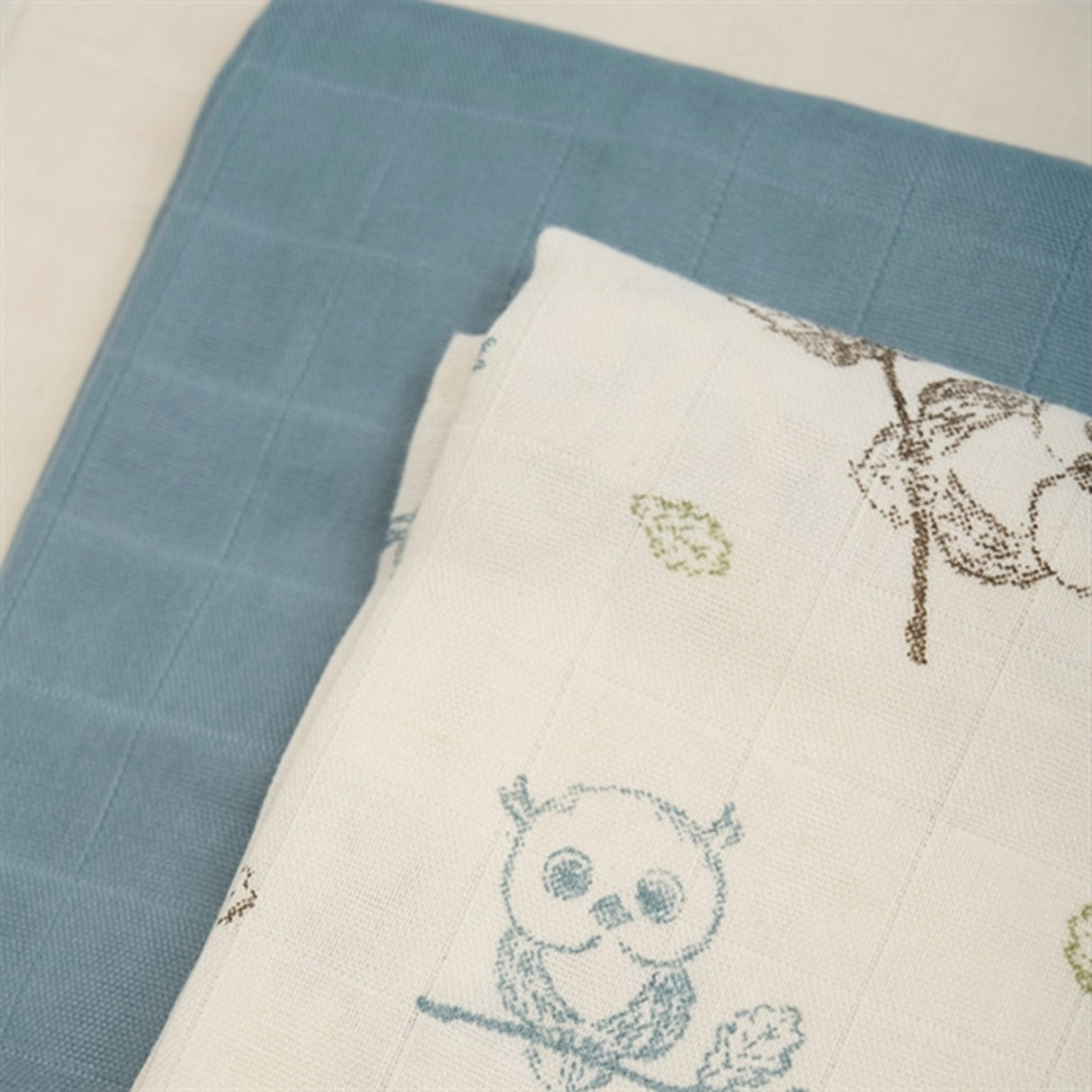 Pippi Ekologiske Tygblöjor 3-pack Metal Mint