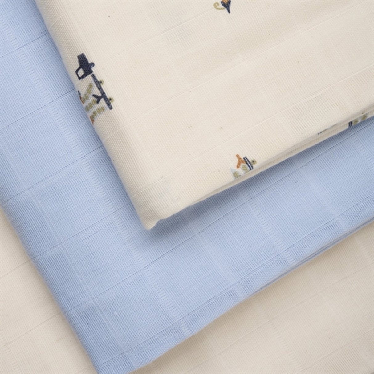 Pippi Ekologiske Tygblöjor 4-pack Celestial Blue