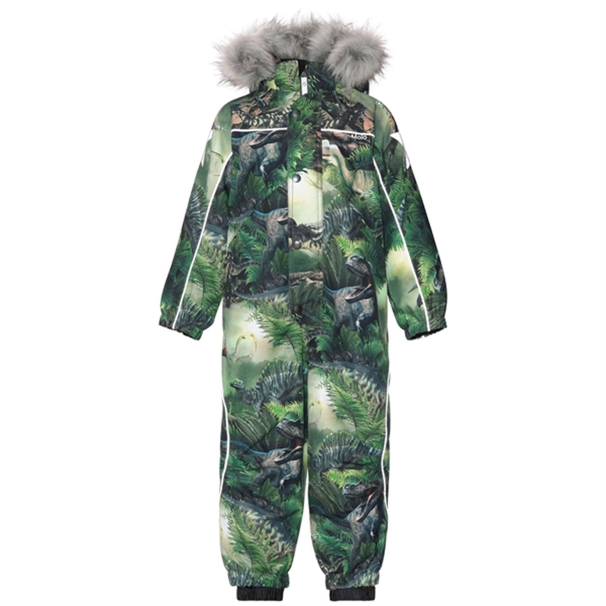 Molo Vinteroverall Dino Forest Polaris Fur