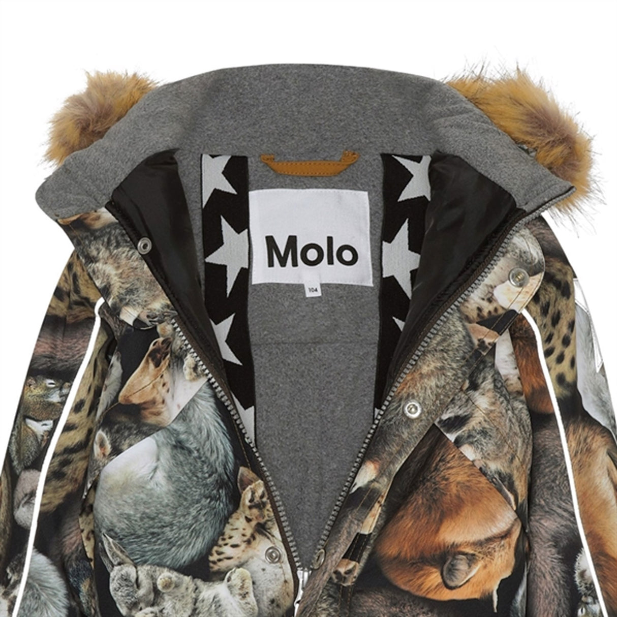 Molo Vinteroverall Sleeping Cubs Polaris Fur 2