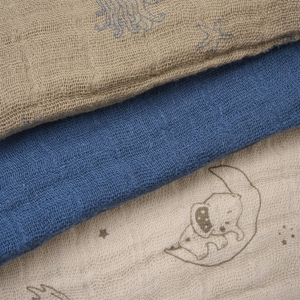 Pippi Ekologisk Tygblöjor 6-pack China Blue