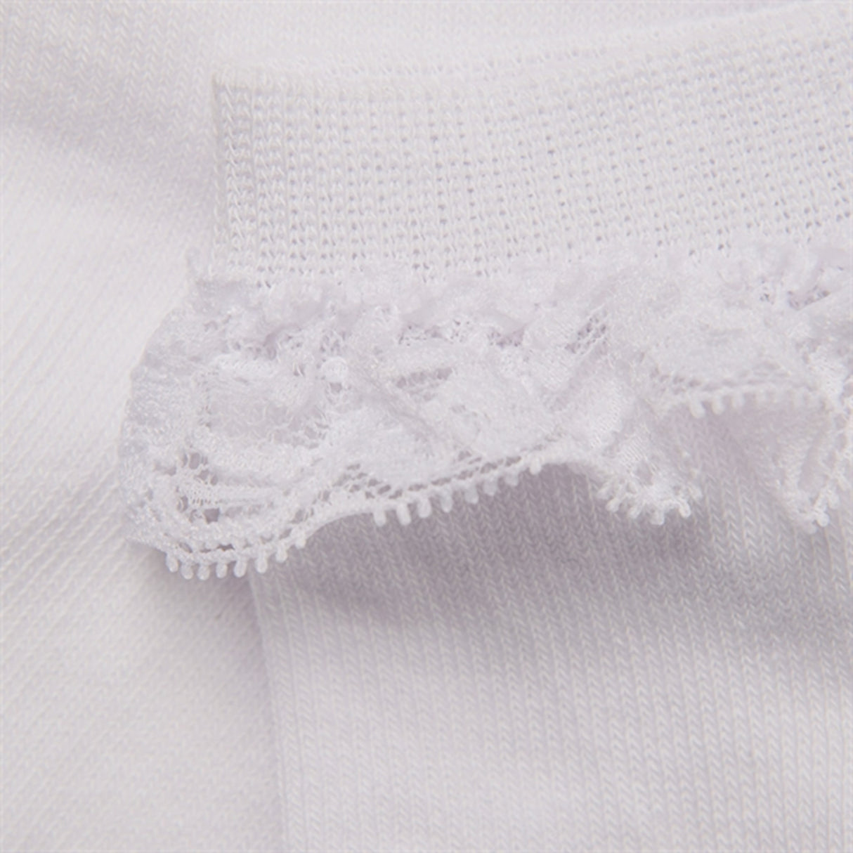 Minymo White Strømper m. Blonde NOOS