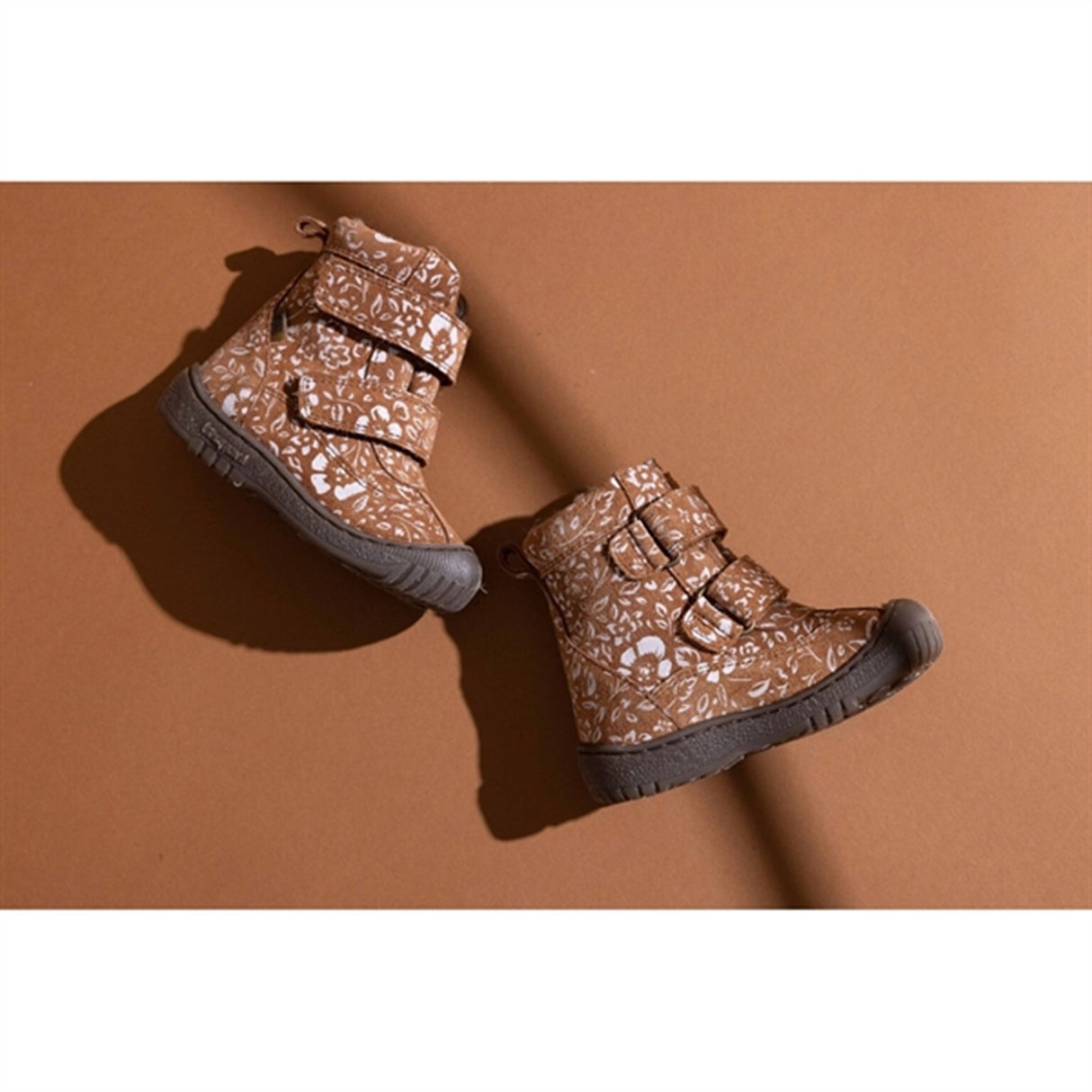 Bisgaard Evon Tex Skor Brandy Flowers