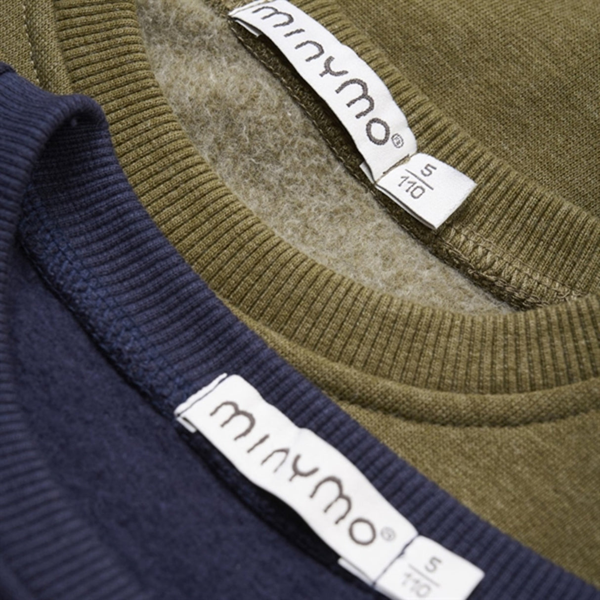 Minymo Dark Olive Sweatshirt 2-pack NOOS