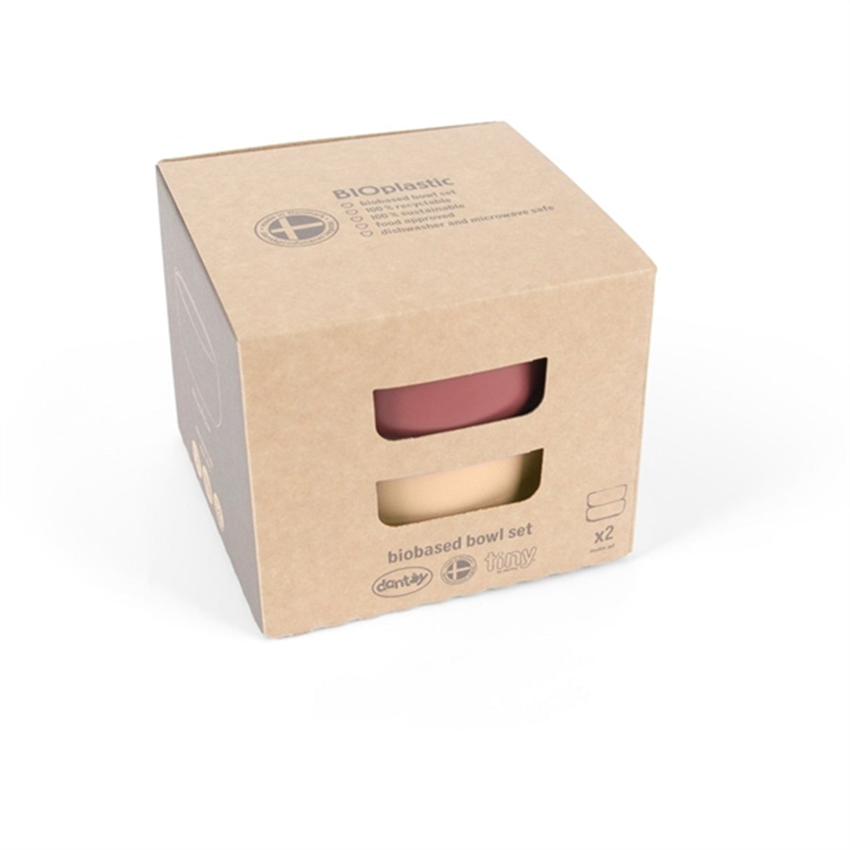 Dantoy Tiny Biobaseret Skål-Sæt