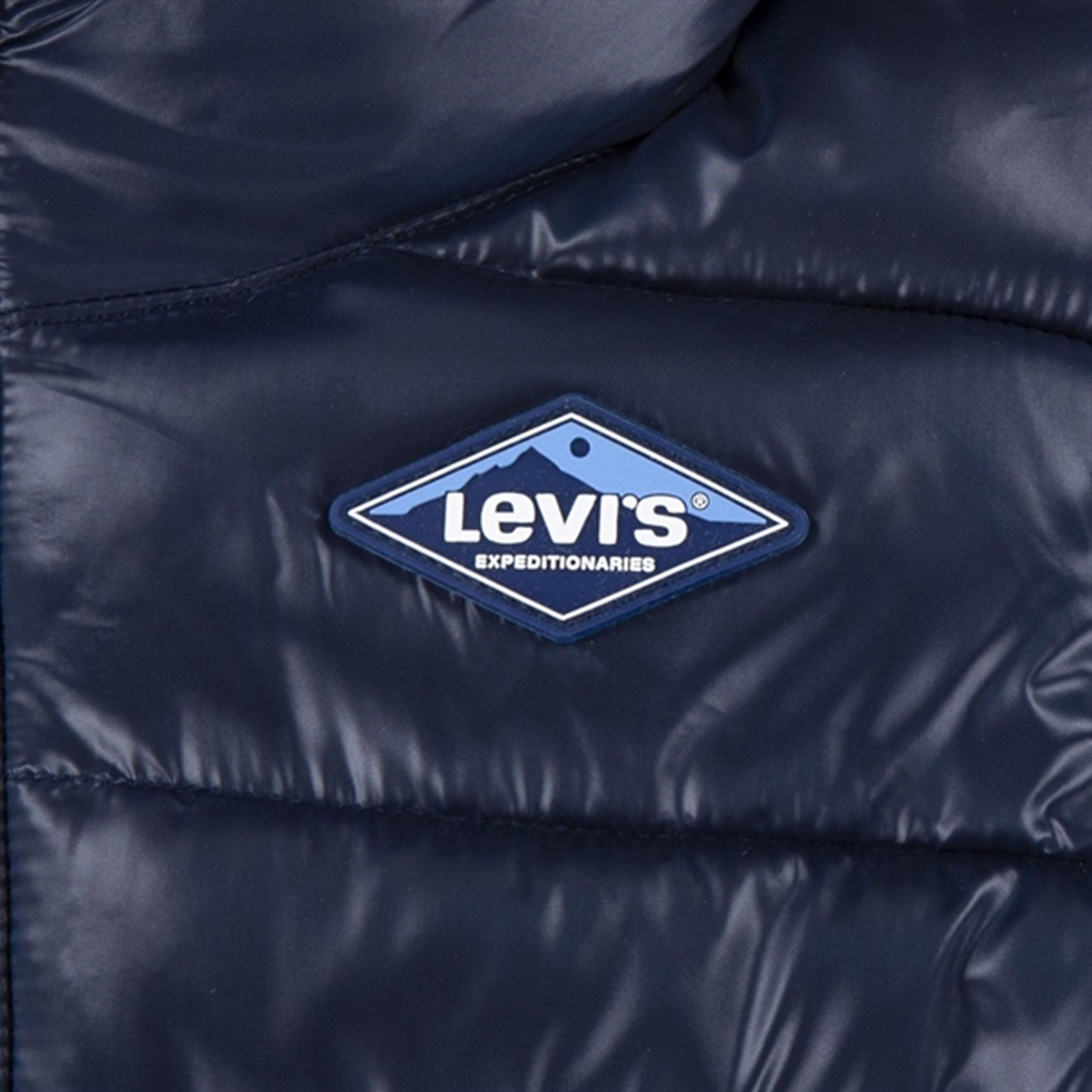 Levi's Bebis Sherpa Lined Puffer Jacka Dress Blues 2