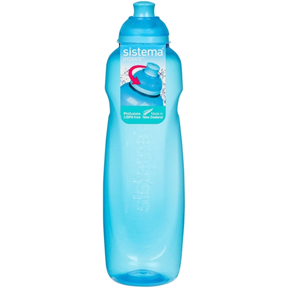 Sistema Twist 'n' Sip Helix Vattenflaska 600 ml Blue