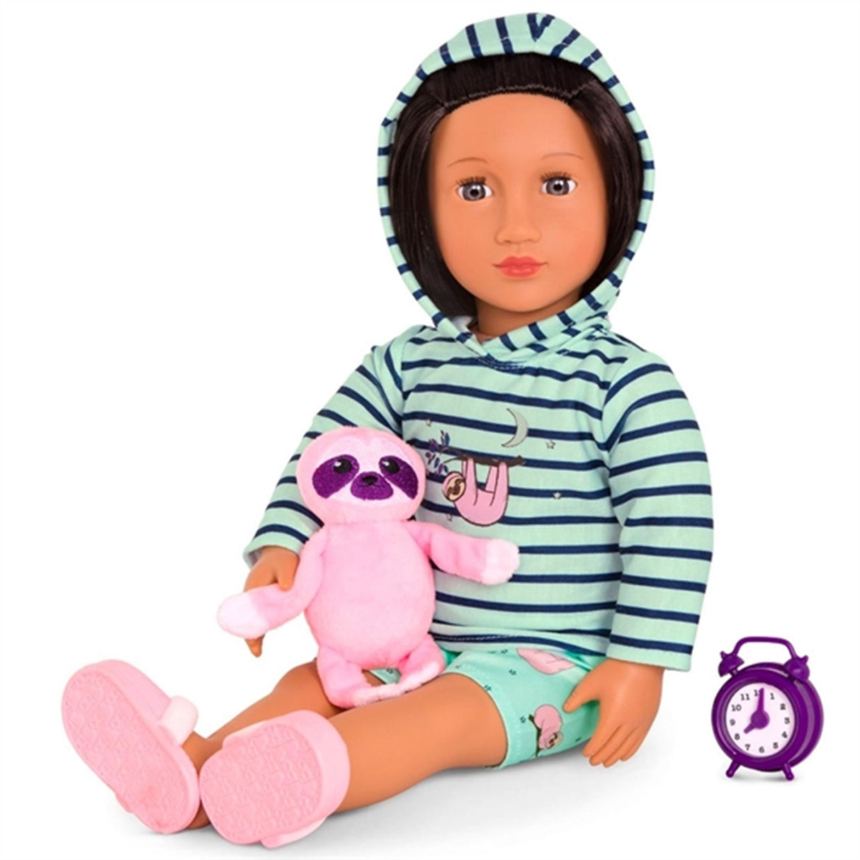 Our Generation Doll Clothes Deluxe - Nattkläder med lata djur