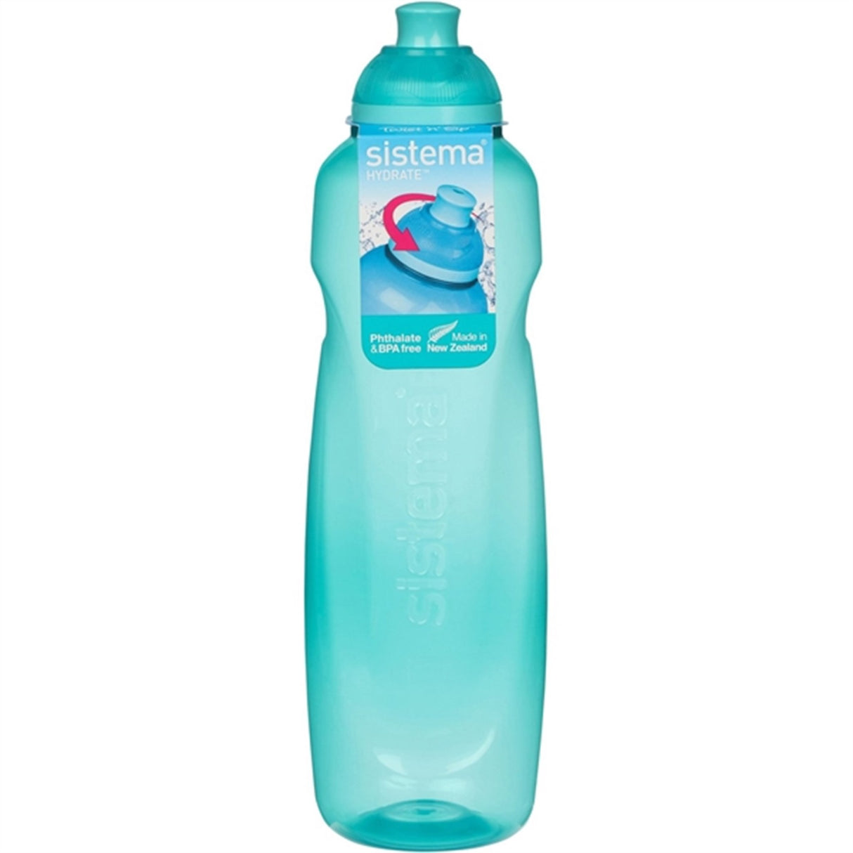 Sistema Twist 'n' Sip Helix Vattenflaska 600 ml Teal
