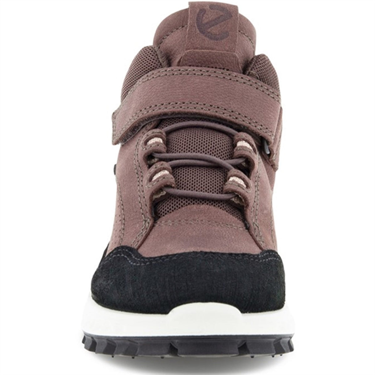 Ecco Exostrike Velcro Ankle Boot Black/Dusty Purple 4