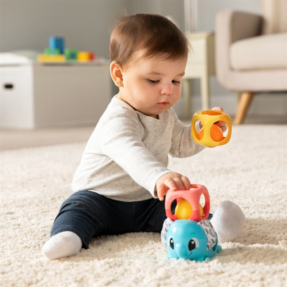 Lamaze Stack Rangle & Roll Elephant