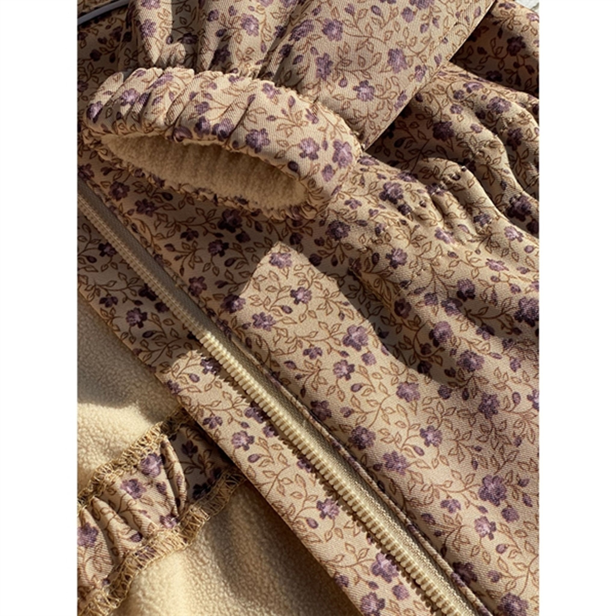 Wheat Softshell Lilac Flowers Jackor Elois 4