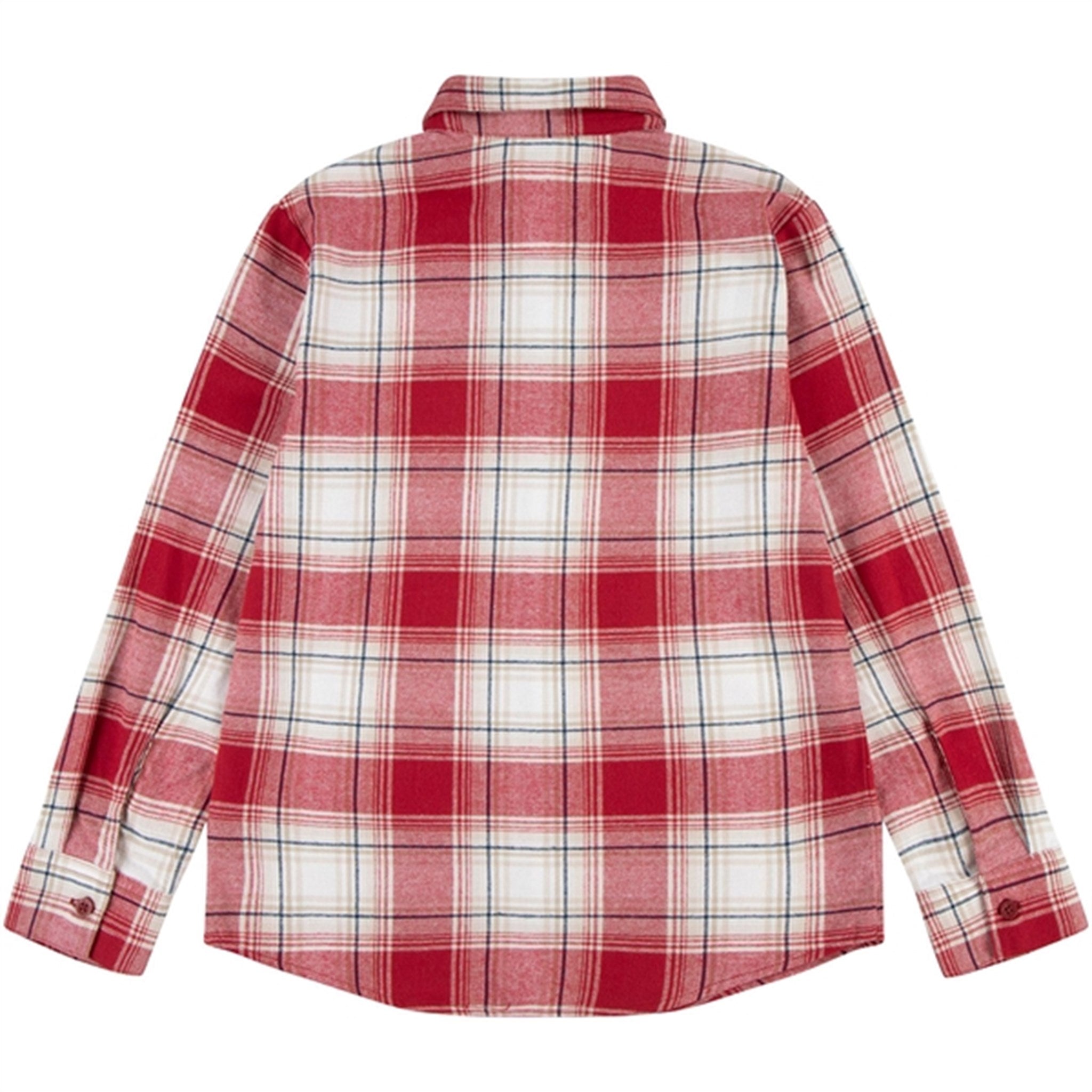 Levi's Plaid Flannel Pocket Skjorta Rhythmic Red 4