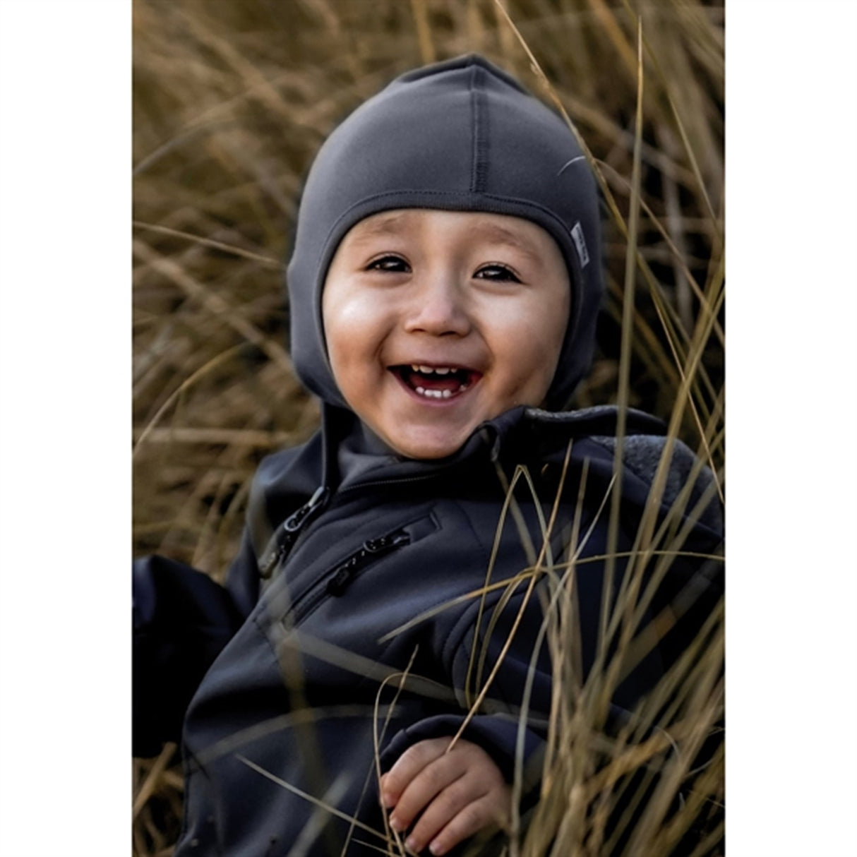 Mikk-Line Cotton Elefanthatt Solid Blue Nights