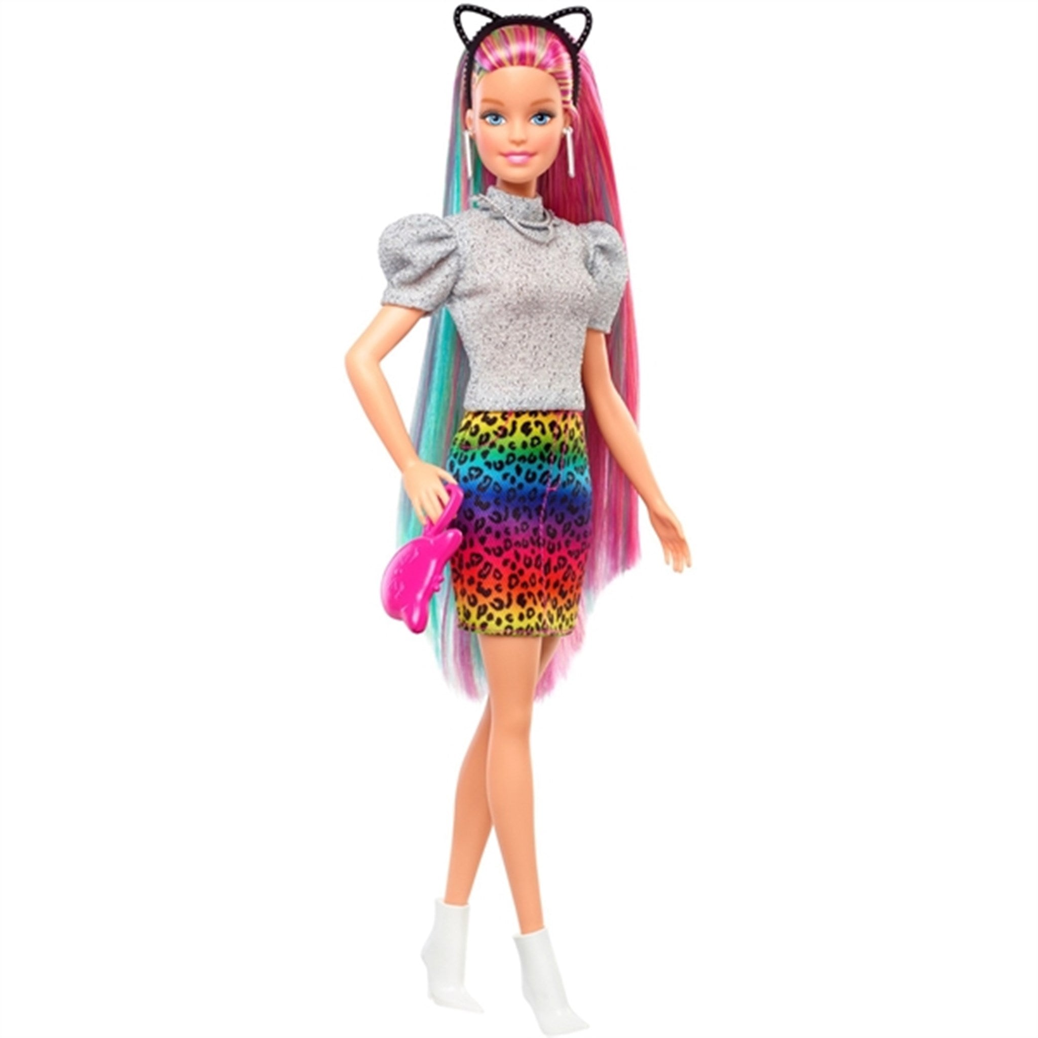 Barbie® Docka Med Leopard Regnbåghår 2