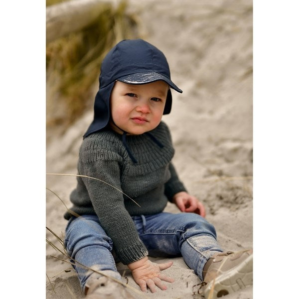 Mikk-Line Solhatt Solid Blue Nights