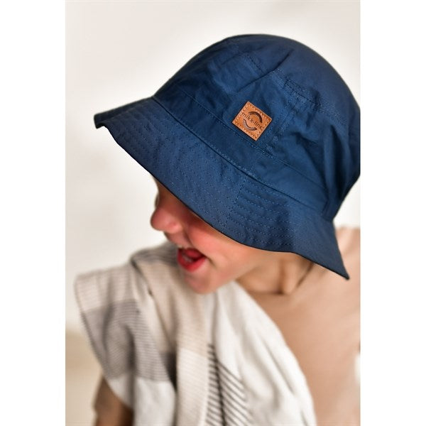 Mikk-Line Sommer Bobbare Hatt Solid Blue Nights