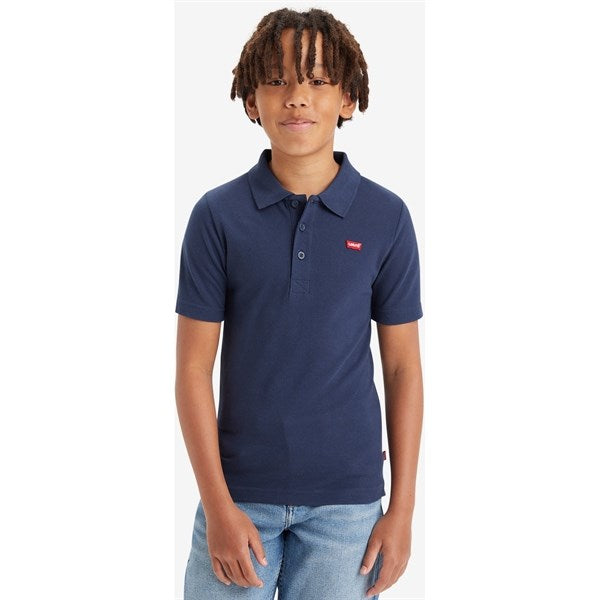 Levi's Back Neck Tape Pikétröja Dress Blues