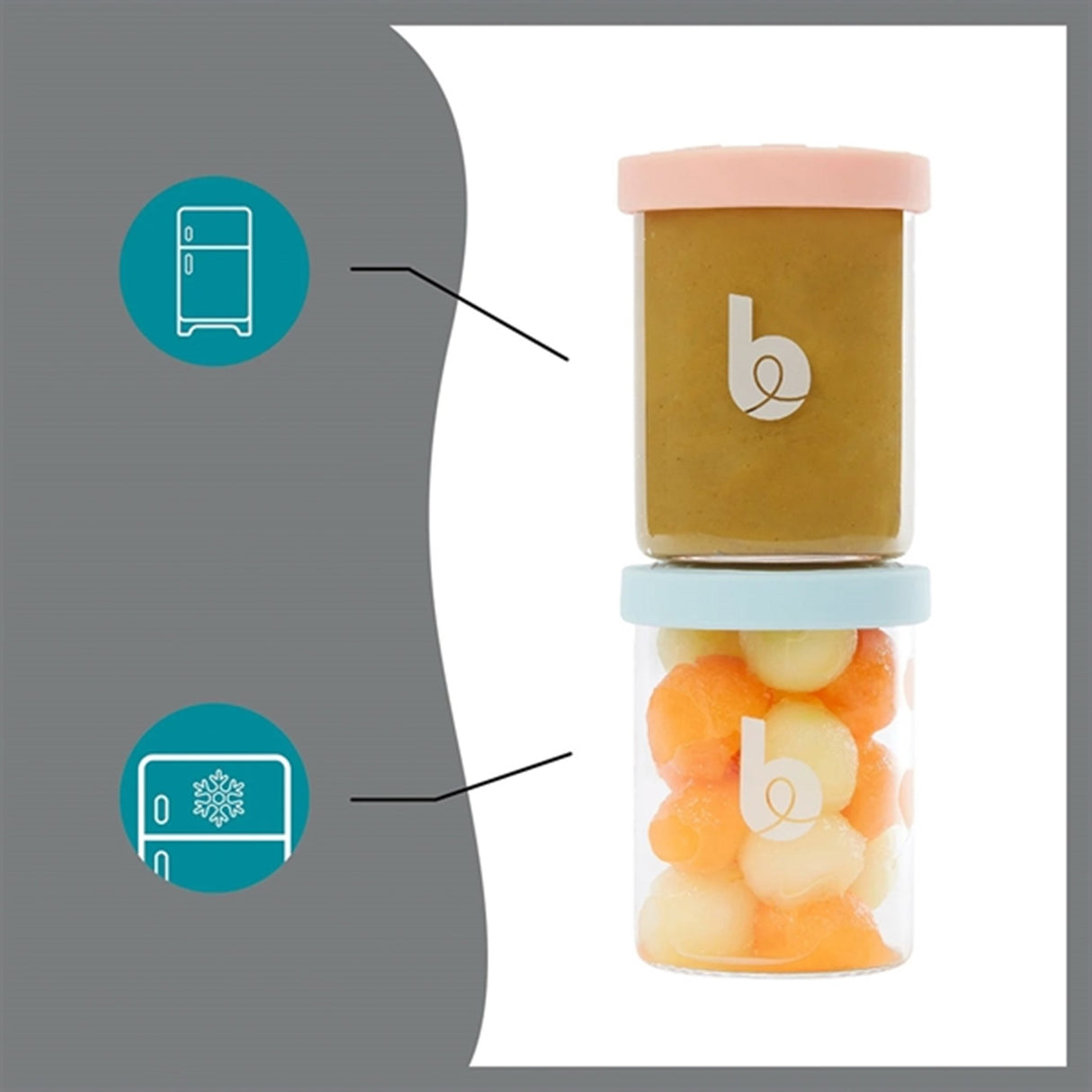 Babymoov ISY Glashinkar - 6x 250ml + 3x 120ml