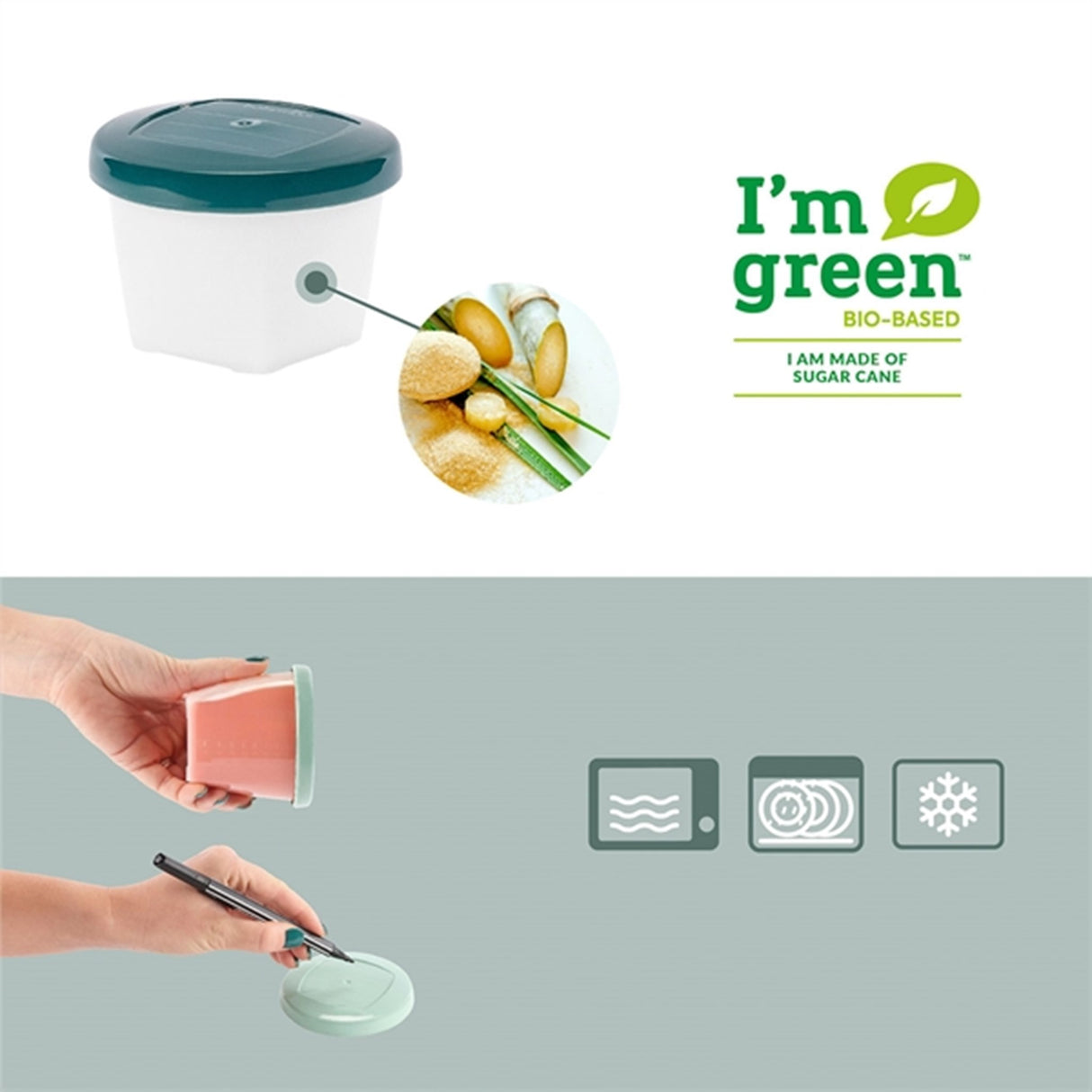 Babymoov ECO madbøtter - 6x 250ml