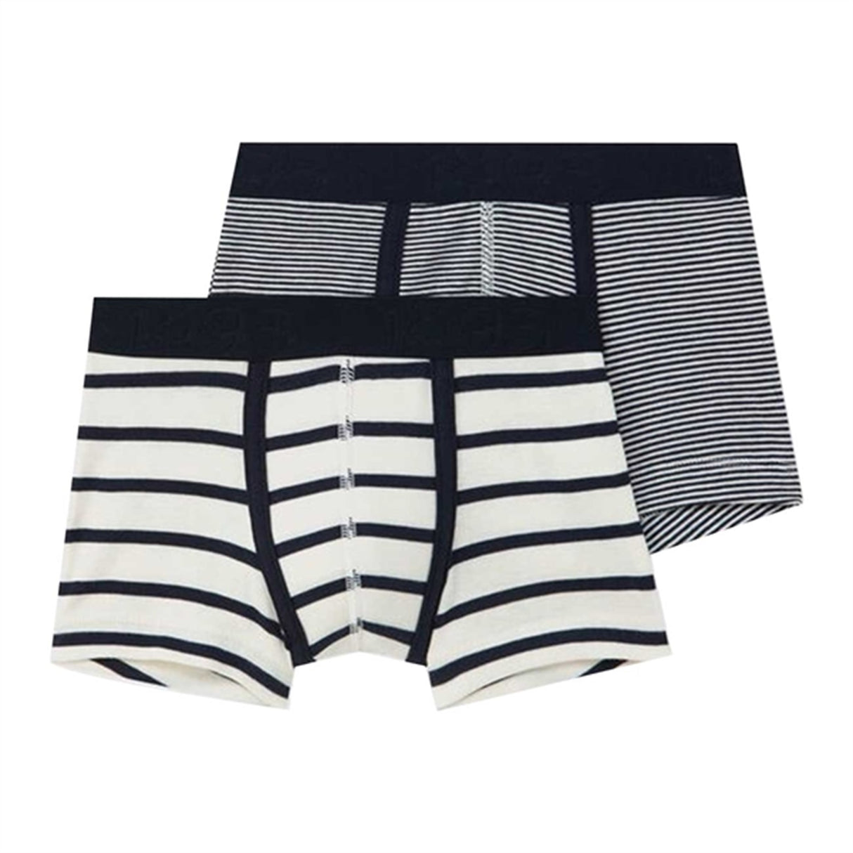 Petit Bateau Boxershorts 2-pack White/Stripes