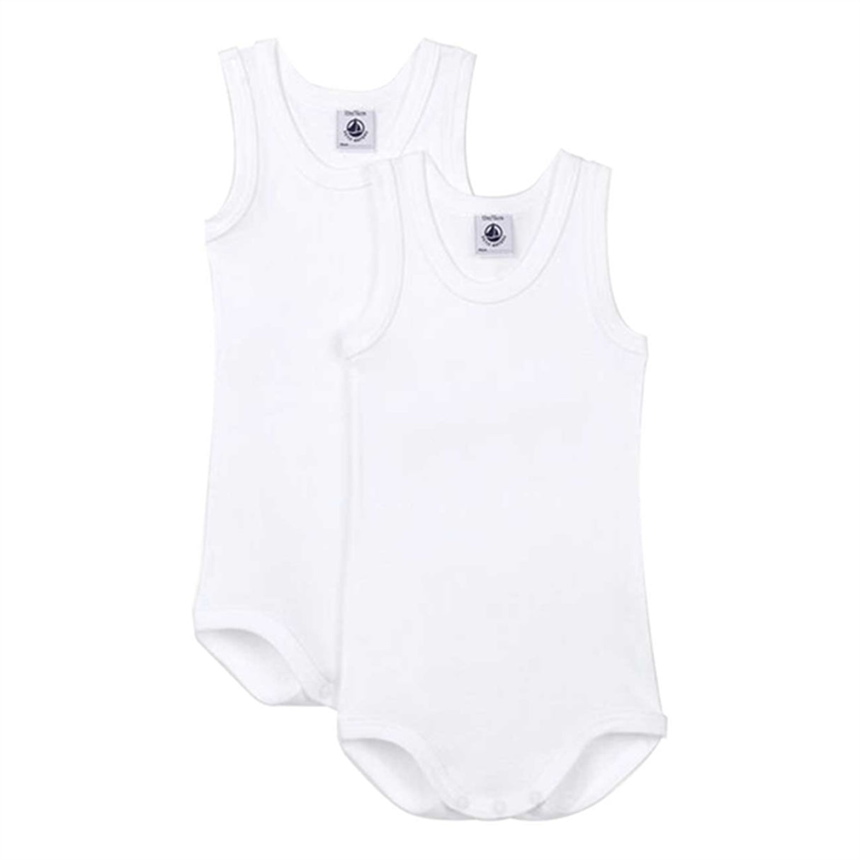 Petit Bateau Body SM 2-pack White
