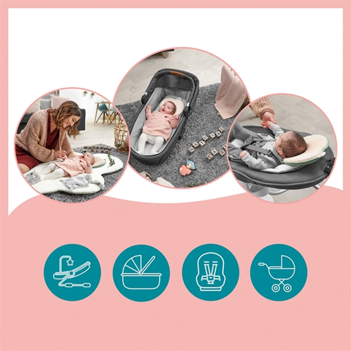 Babymoov Lovenest Baby kudde Natural Care - Antibakteriel