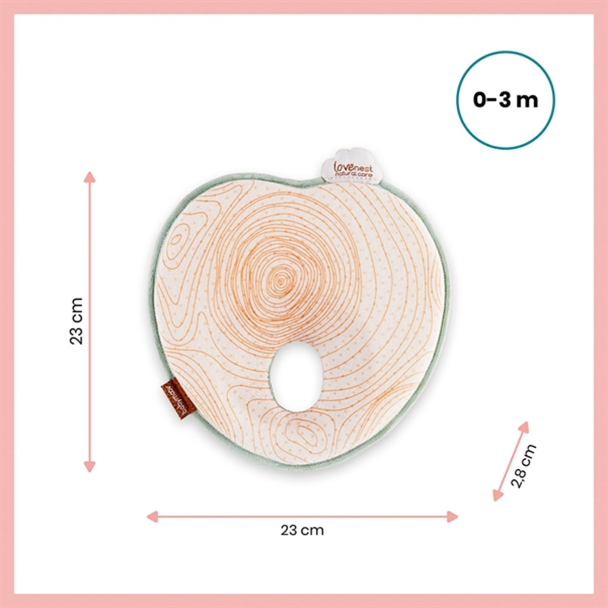 Babymoov Lovenest Baby kudde Natural Care - Antibakteriel