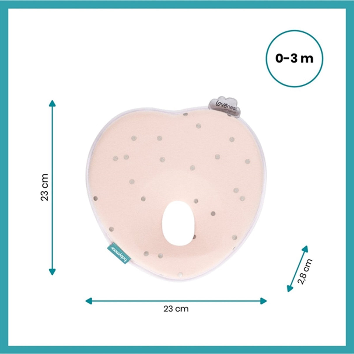 Babymoov Lovenest Baby kudde Original Pink