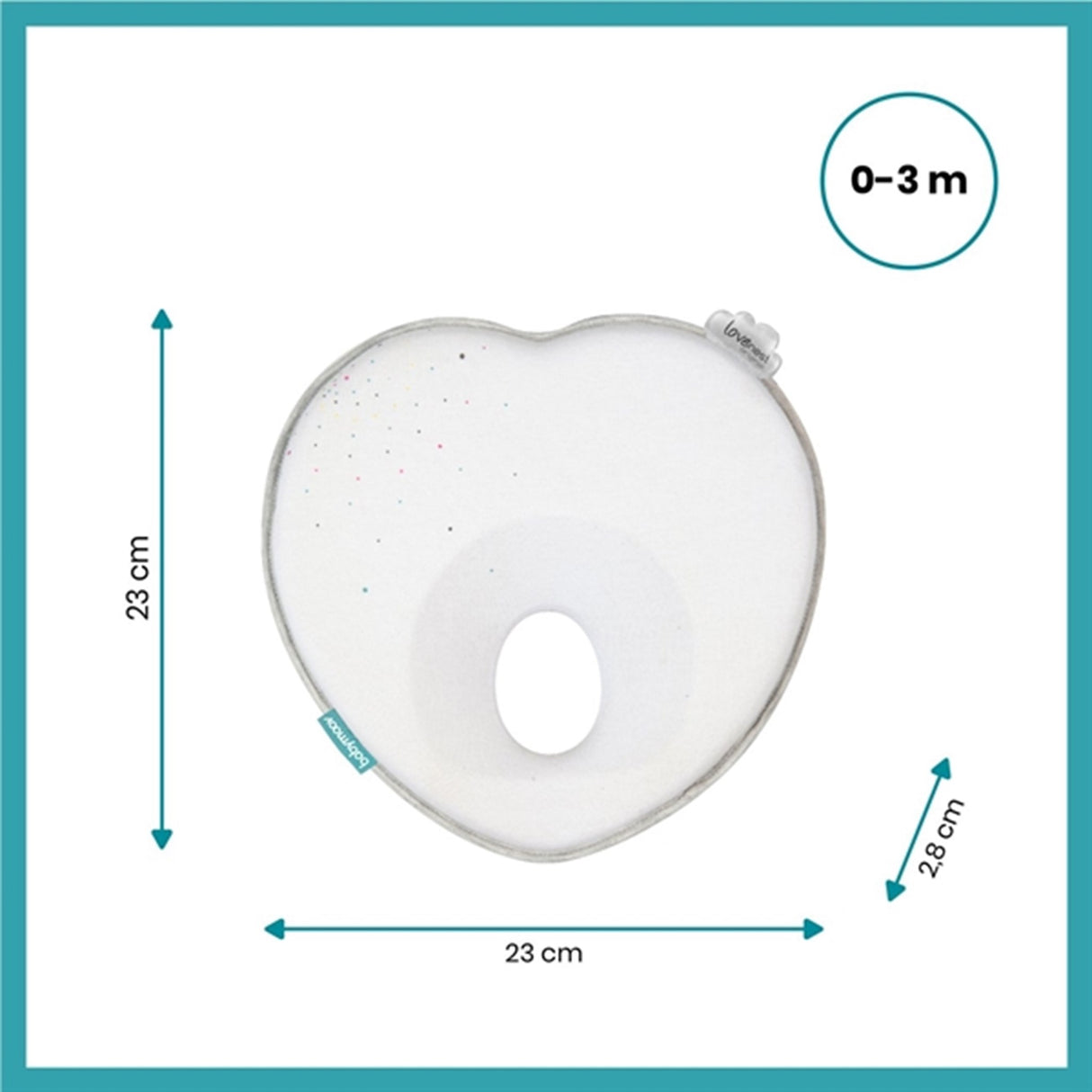 Babymoov Lovenest Baby kudde Original White