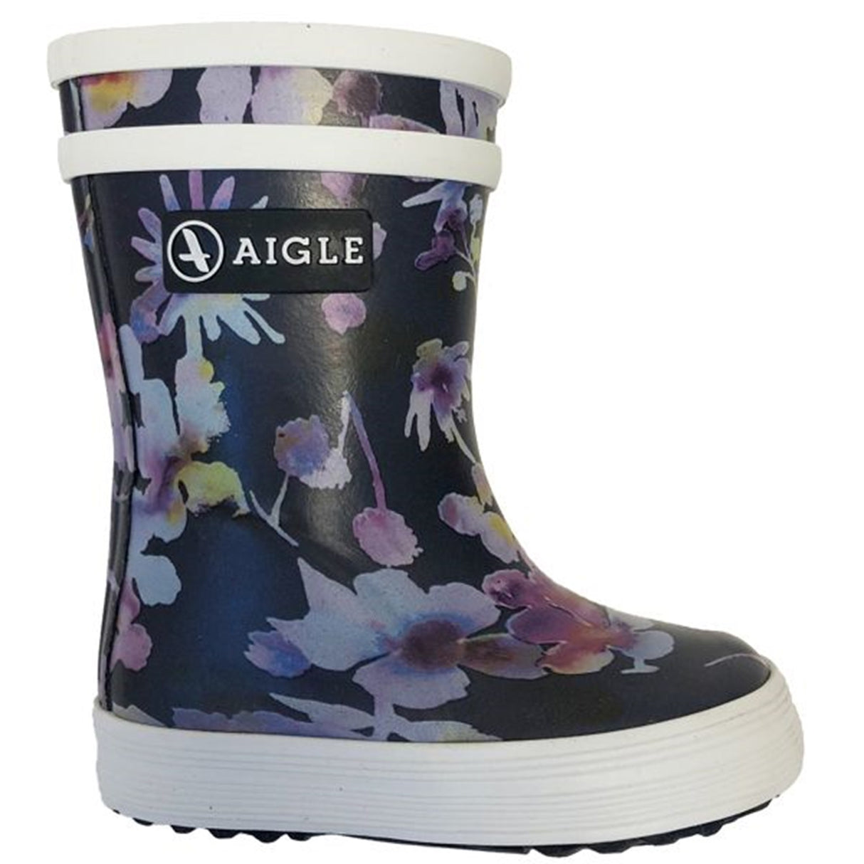 Aigle Baby Flac Gummistövlar Dark Flower