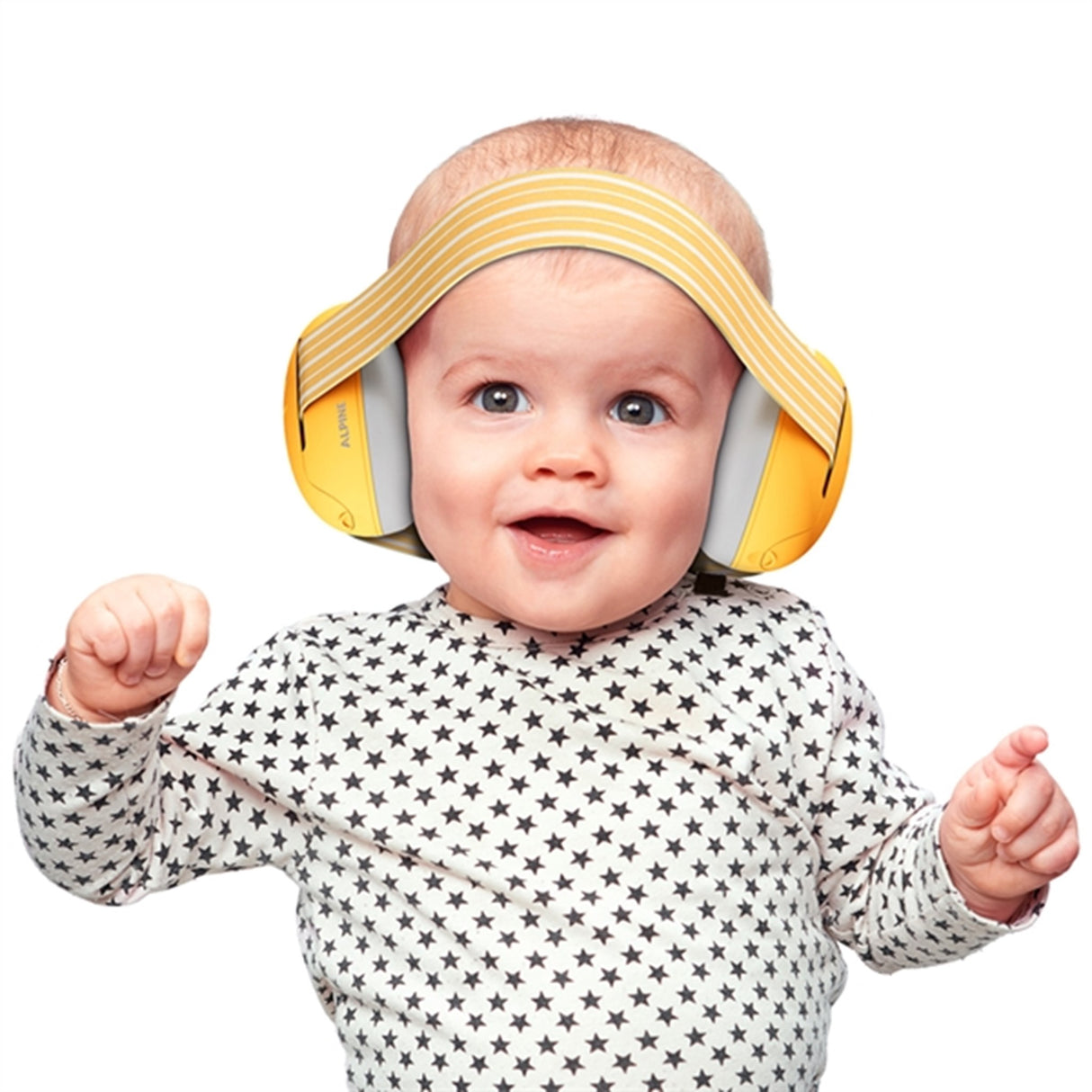 Alpine Muffy Babyhörselkåpor Yellow