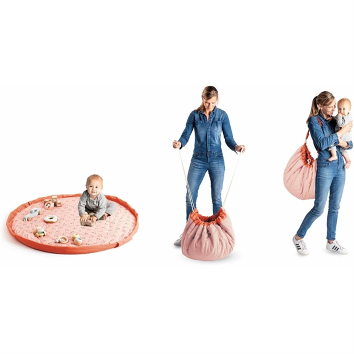 Play&Go 3-i-1 Lekmatta Soft Animal Face