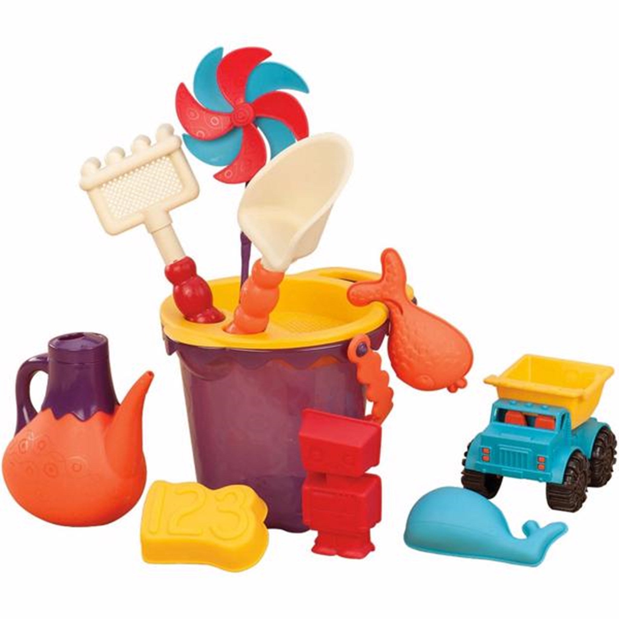 B-toys Ready Beach - Bucket set Purple