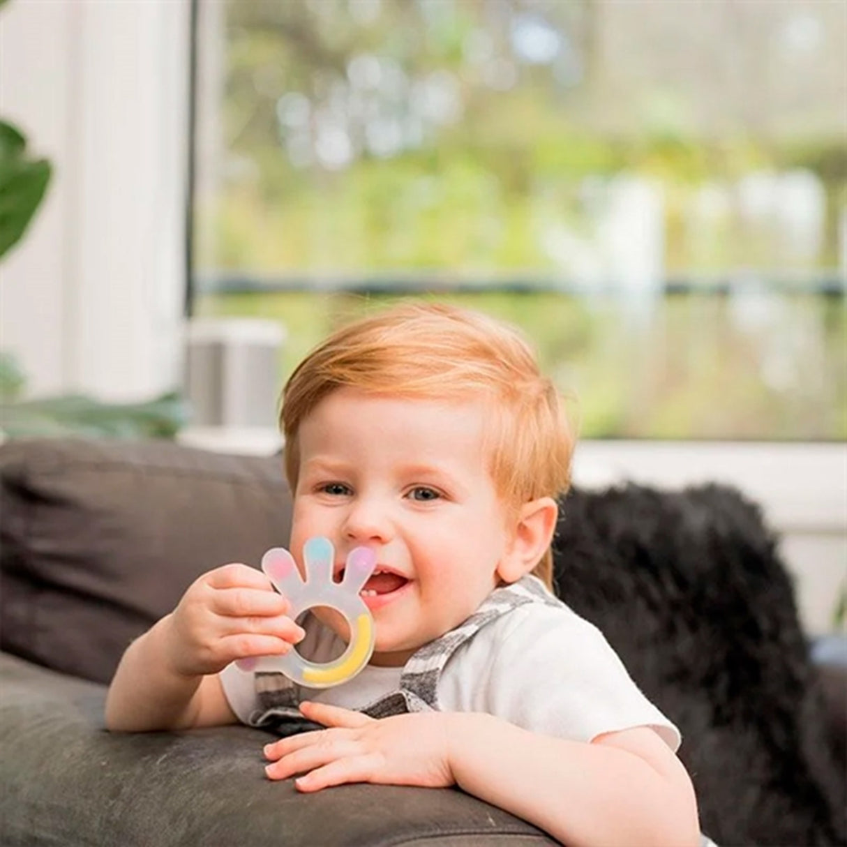 Haakaa Bitring Hånd Purple/Green/Pink/Blue/Rosa/Yellow