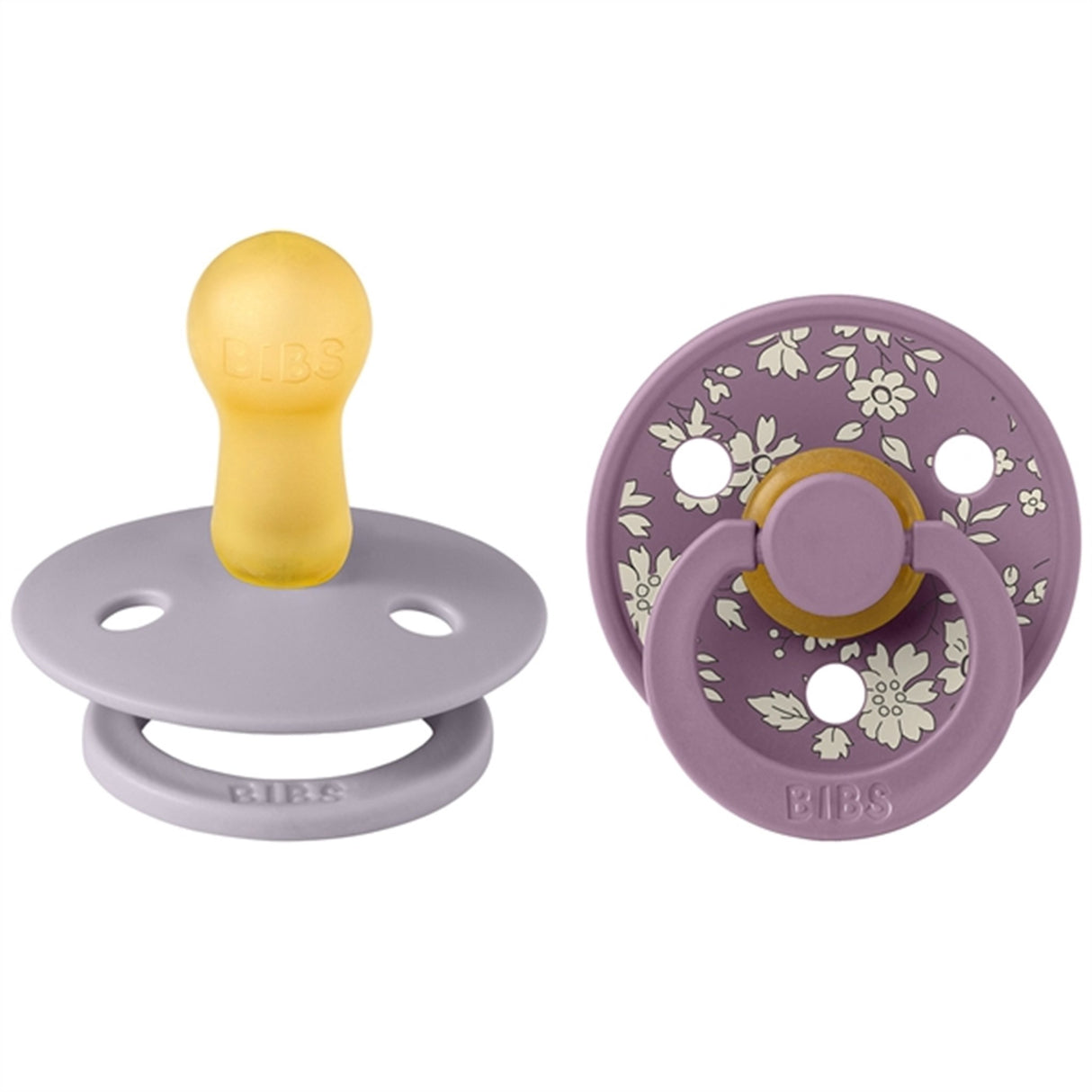 Bibs x Liberty Latex Nappar 2-pack Fossil Grey Mix