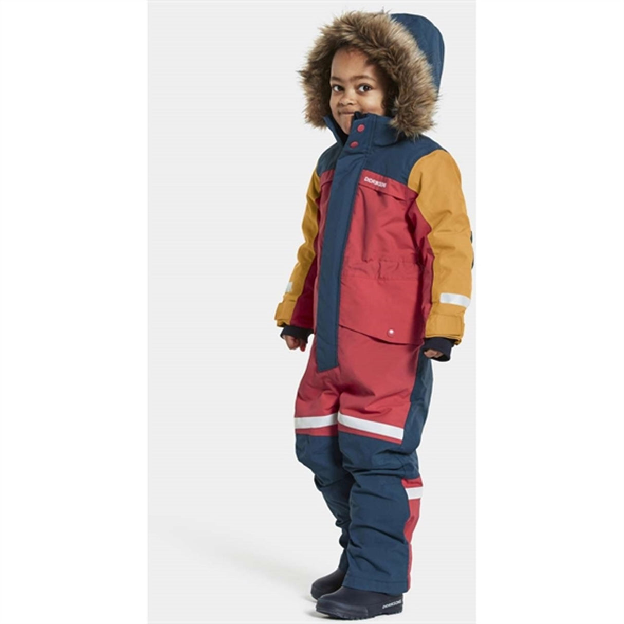 Didriksons Bjärven Modern Pink Vinteroverall 4