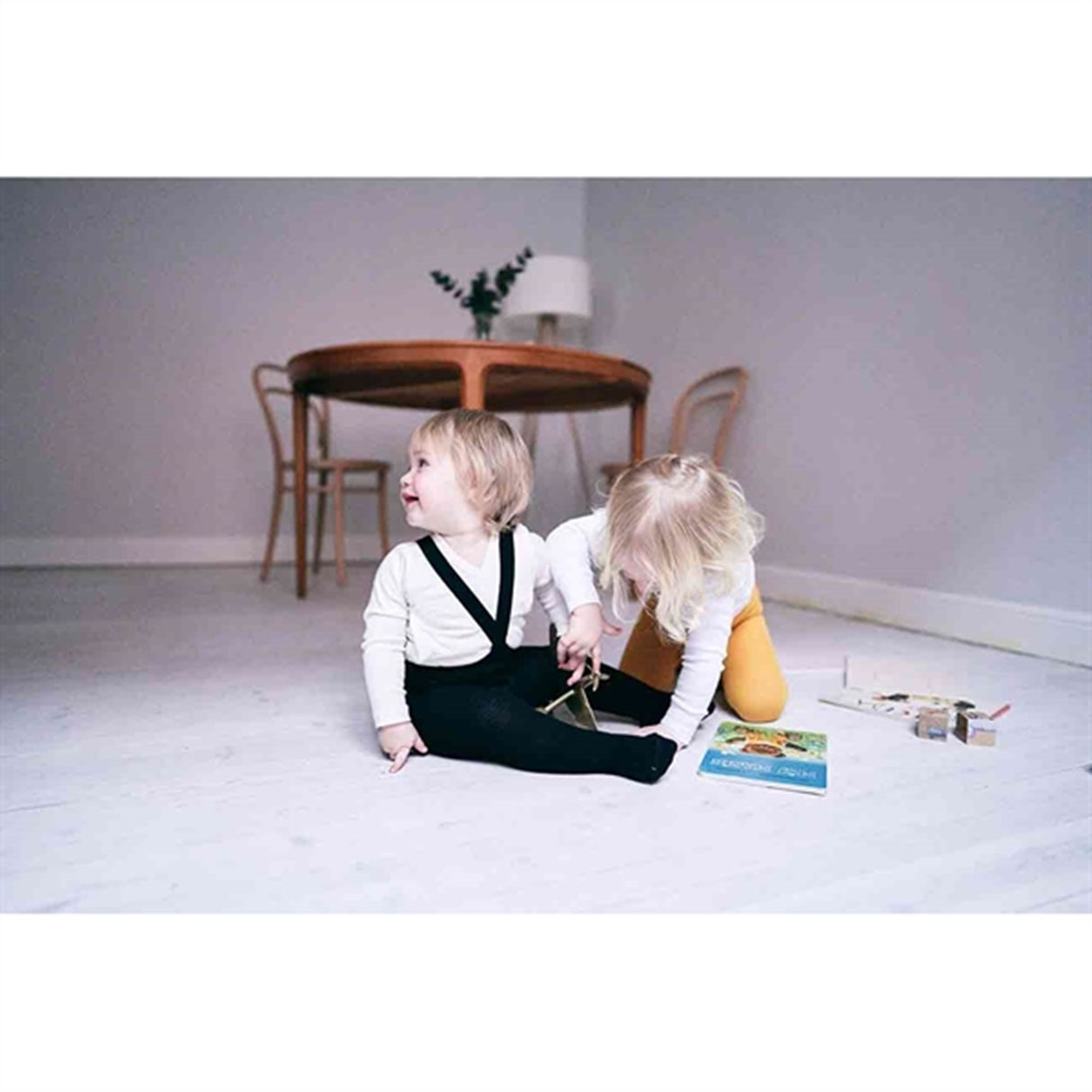 Silly Silas Footed Tights Black