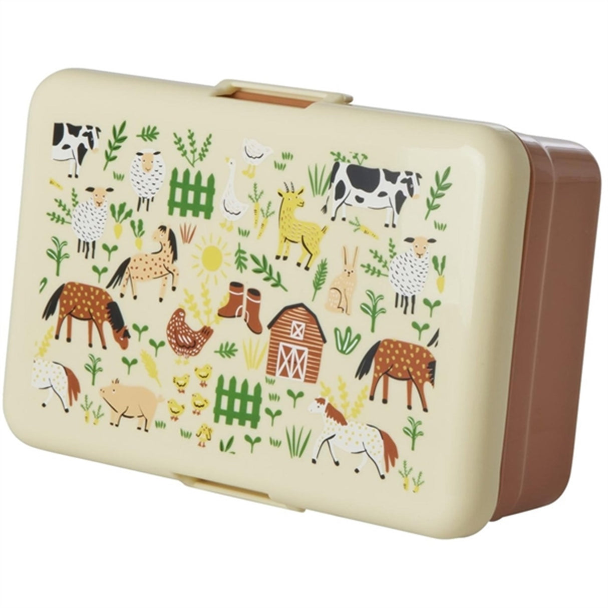 RICE Brown Farm Totable Stor Madkasse