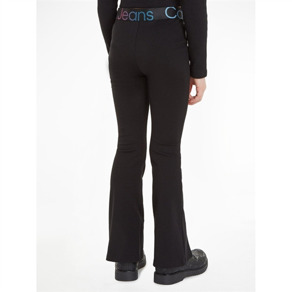 Calvin Klein Punto Tape Flare Byxor Ck Black