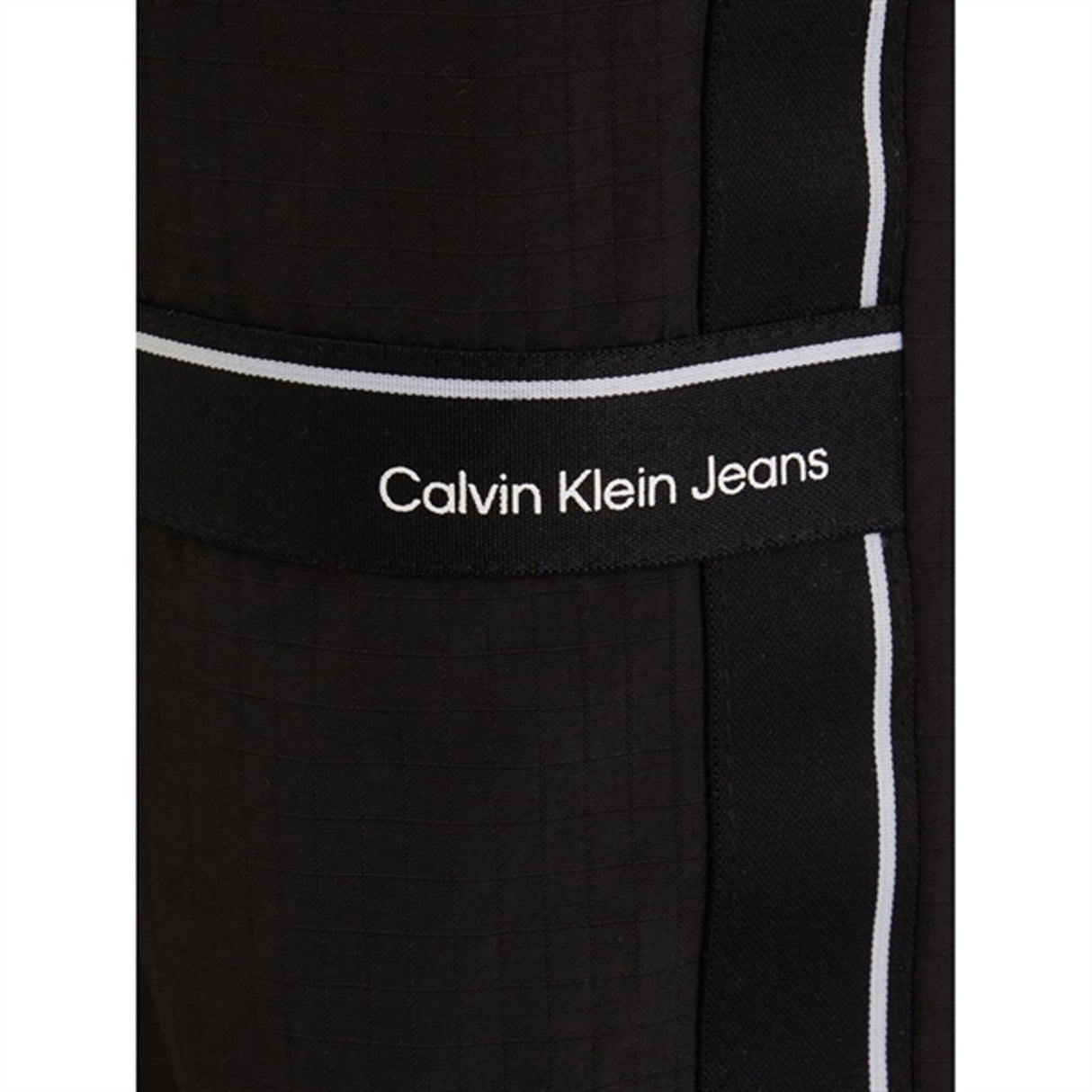 Calvin Klein Ripstop Tape Straight Byxor Ck Black