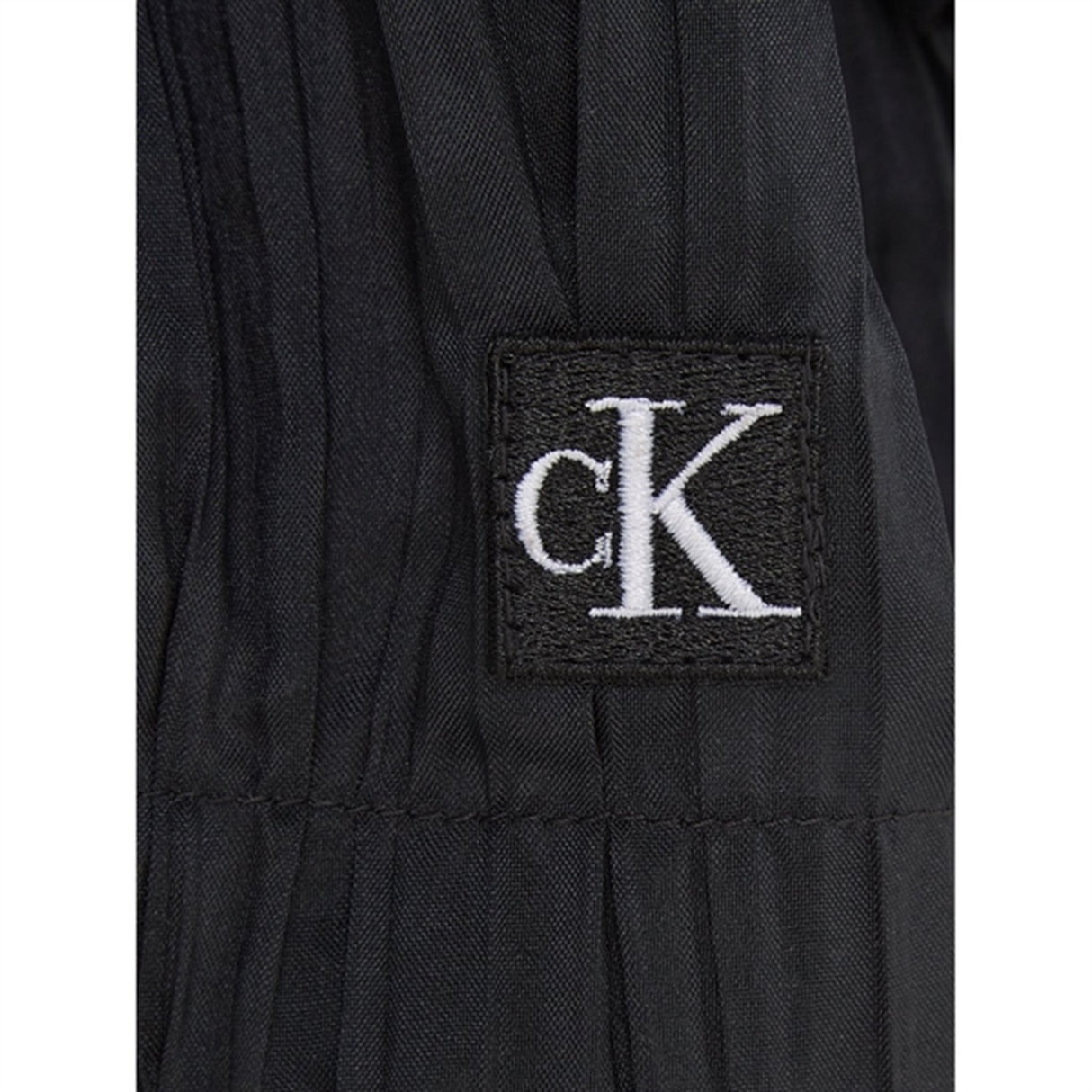 Calvin Klein Festive Plisse T-Shirt Ck Black