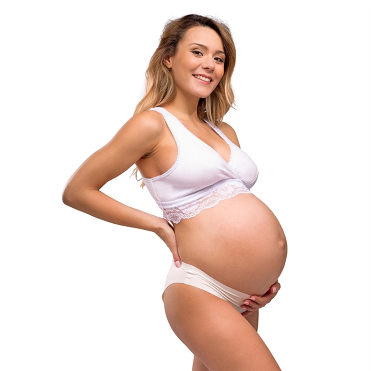 Carriwell Crossover Sove- og Amme-BH Hvid