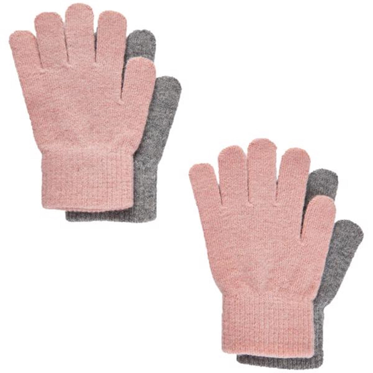 CeLaVi Fingervantar Magic 2-Pack Misty Rose