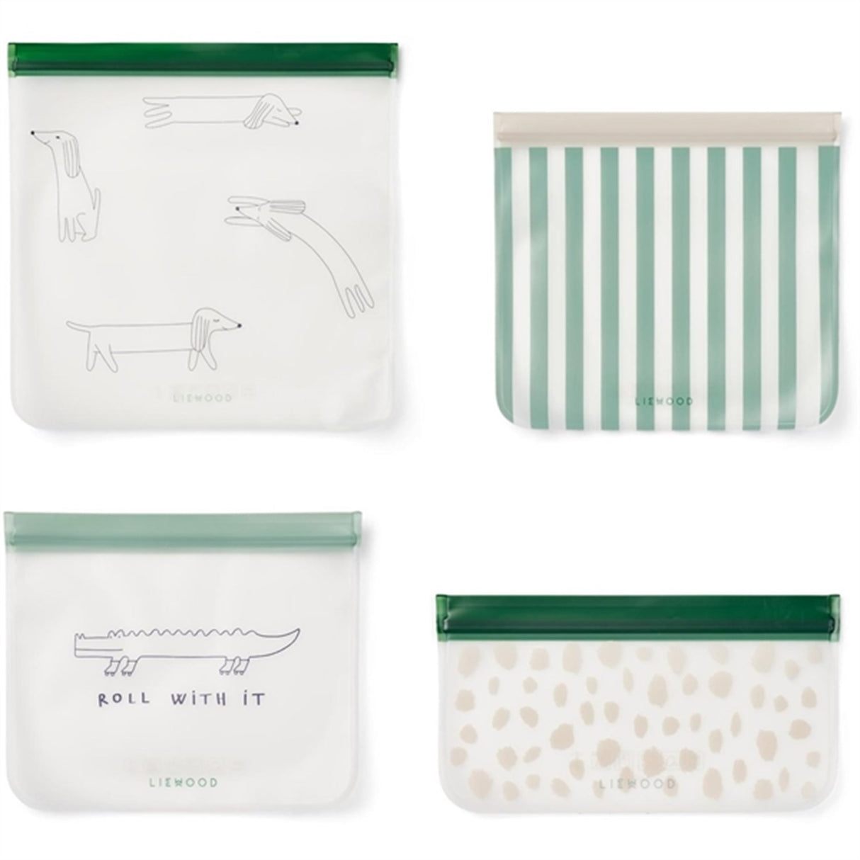 Liewood Clive Rejsetaske 4-Pak Peppermint Multi Mix