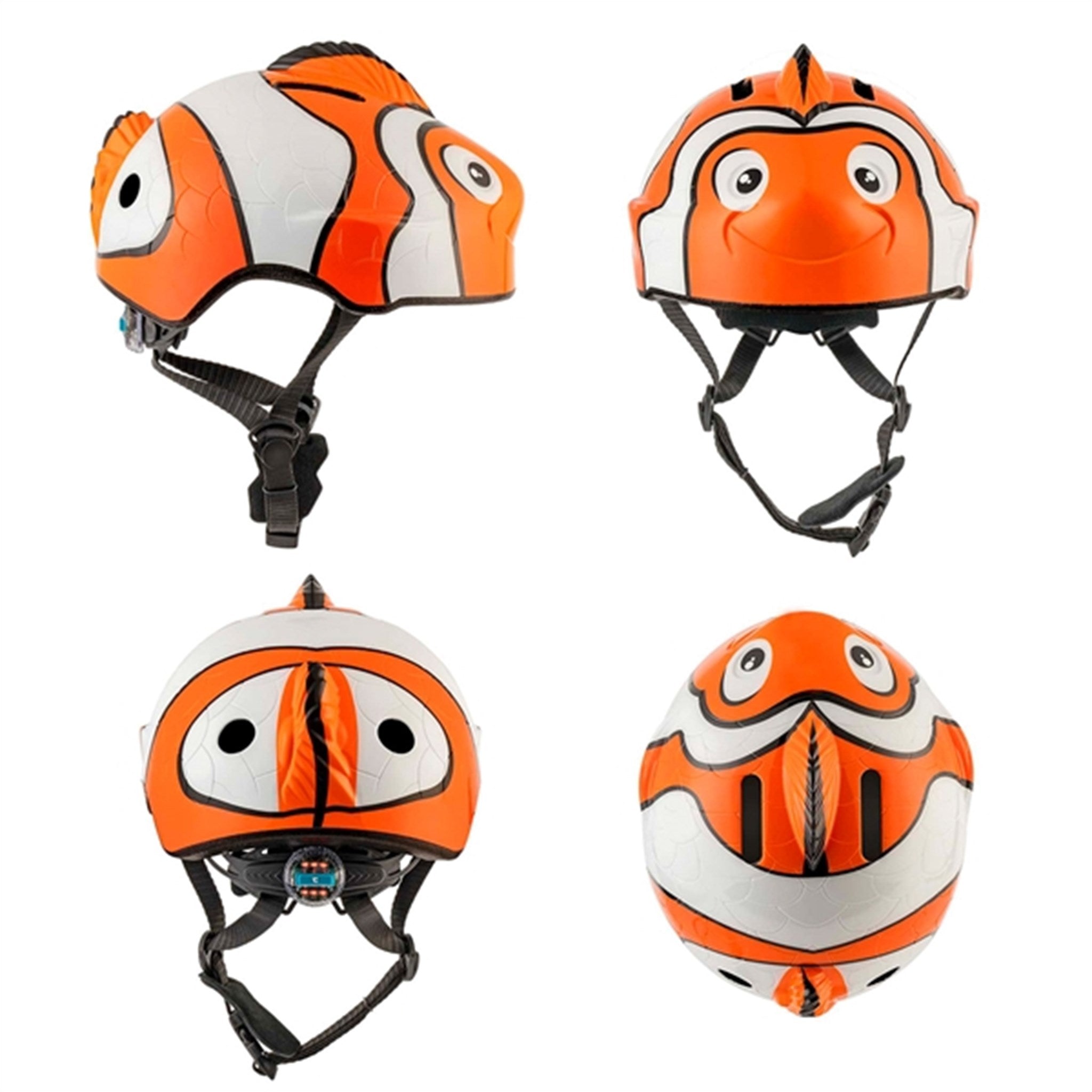 Crazy Safety Fish Cykelhjälm Orange 5