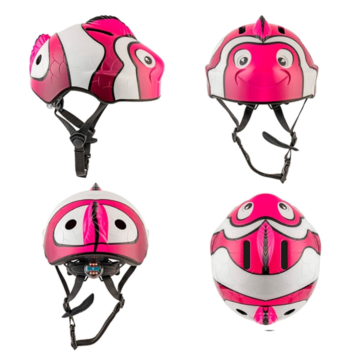 Crazy Safety Fish Cykelhjälm Pink
