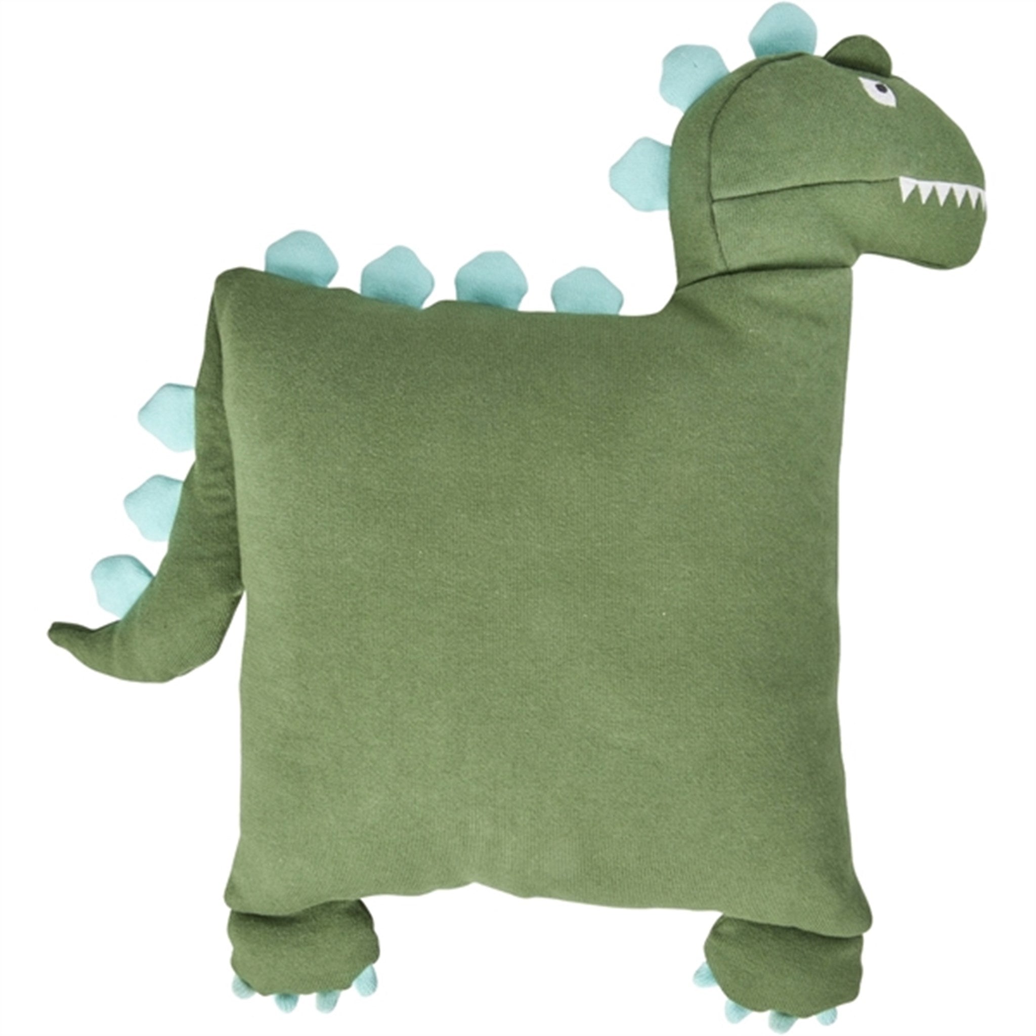 RICE Green Dinosaur Kudde