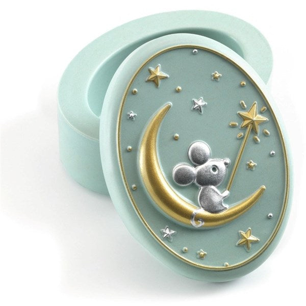 Djeco Toothbox Mus Pastellgrøn