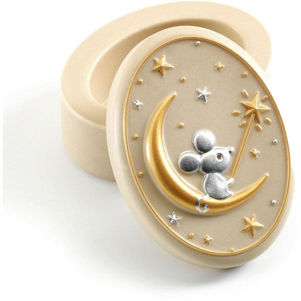 Djeco Toothbox Mus Pastellbeige